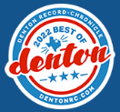 Best of Denton badge 2022