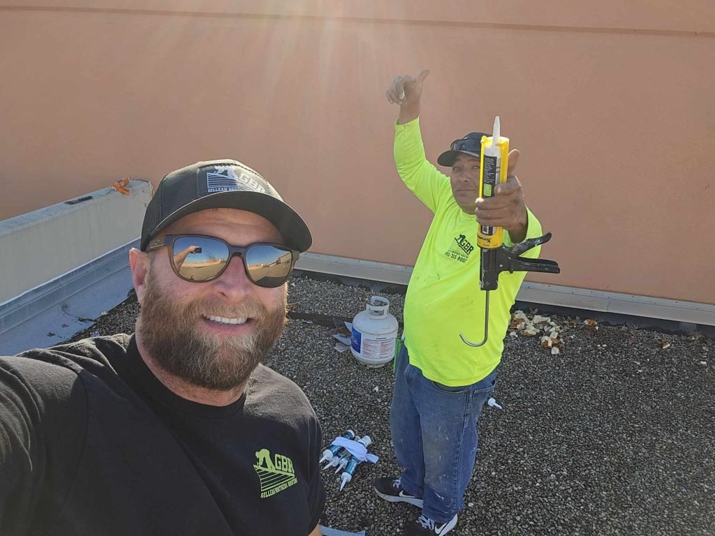 commercial flat roof repair in Denton Texas